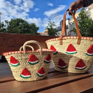 BOLSOS RAFIA bordado a mano