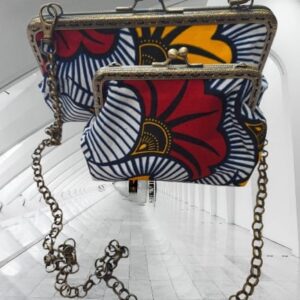 Carteras cierre de boquilla y cadena Afro