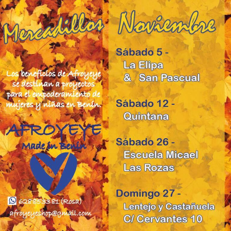 Mercadillos Noviembre