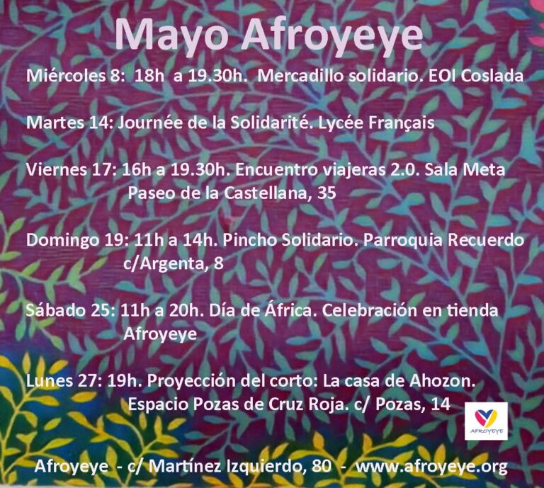 Mayo en Afroyeye
